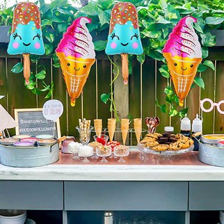 Çubuk Dondurma Folyo Balon 90 Cm