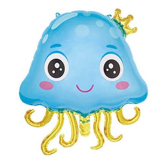 Deniz Anası Mavi Folyo Balon