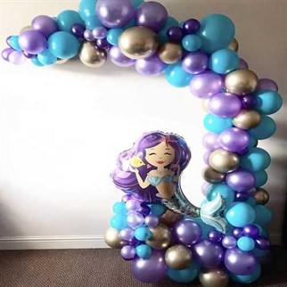 Deniz Kızı Temalı Folyo Balon