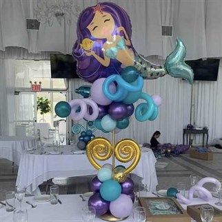 Deniz Kızı Temalı Folyo Balon