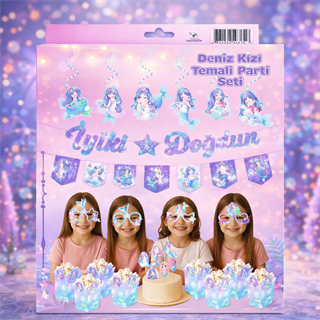 Deniz Kızı Temalı Parti Seti