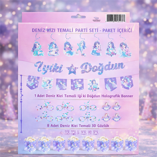 Deniz Kızı Temalı Parti Seti