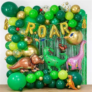 Dinozor Folyo Balon Yeşil