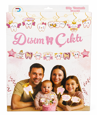 Diş Buğdayı Pembe Parti Seti