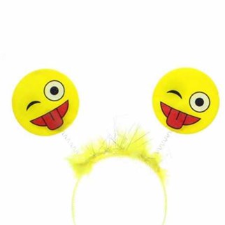 Göz Kırpan Emoji Parti Taç