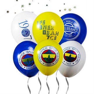 Fenerbahçe Temalı Latex Balon 8 Adet