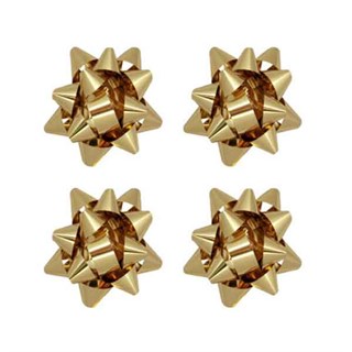 Gold Hediye Paketi Süsü 100 Adet 5 Cm