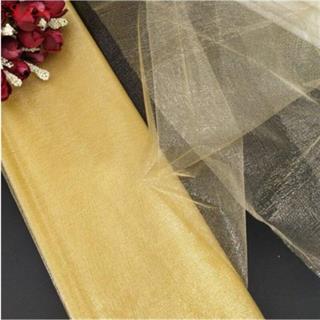 Gold Kristal Tül 1 Metre