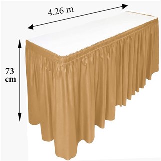 Gold Masa Eteği Plastik 