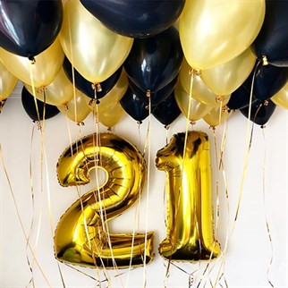 Gold Metalik Balon 20 Adet