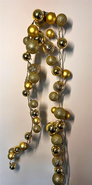 Gold Simli Top Süs 180 cm