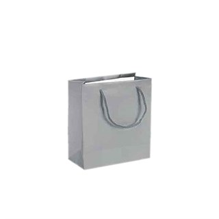 Gri Renkli Karton Çanta 50 Adet 11 x 11 Cm