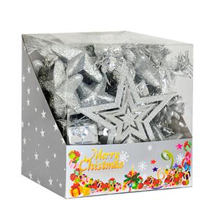 Gümüş Ağaç Süs Seti 44 Parça