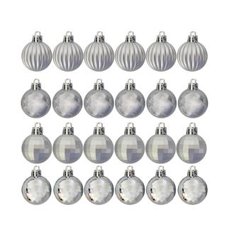Gümüş Cici Toplar 24 Adet 