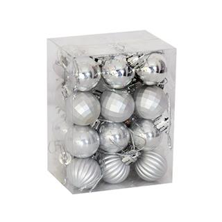 Gümüş Cici Toplar 24 Adet 