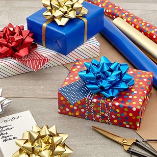 Gümüş Hediye Paketi Süsü 100 Adet 5 Cm