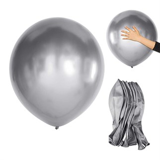 Gümüş Jumbo Krom Balon 24 İnç 68 Cm