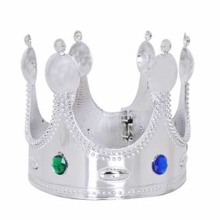 Gümüş Renkli Kral Tacı