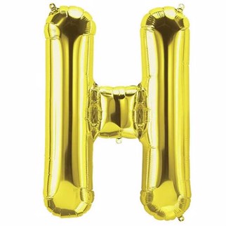 H Harf Folyo Balon Gold 100 cm