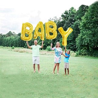 H Harf Folyo Balon Gold 100 cm