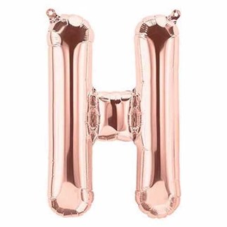 H Harf folyo Balon Gold Rose 76 Cm