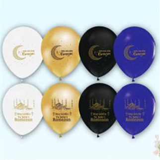 Hoş Geldin Ramazan Baskılı Balon 12 Adet