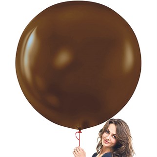 Kahverengi Rengi Jumbo Balon  24 İnç 68 Cm