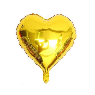 Altın Kalp Folyo Balon 45 Cm