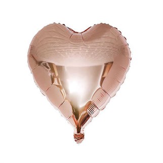 Kalp Folyo Balon 45 Cm Rose