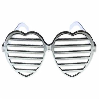 Kalpli Gümüş Renkli Gözlük