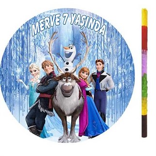 Kişiye Özel Karlar Ülkesi Pinyata + Sopası