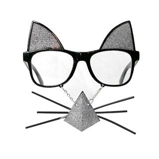 Kedi Figürlü Parti Gözlüğü