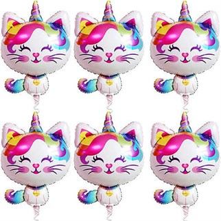 Kedi Unicorn Folyo Balon 92 x 60 Cm