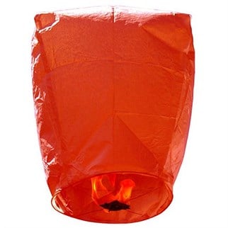 Kırmızı Dilek Feneri 1 Adet