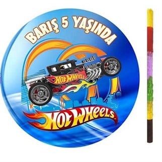 Kişiye Özel Hot Wheels Pinyata + Sopası
