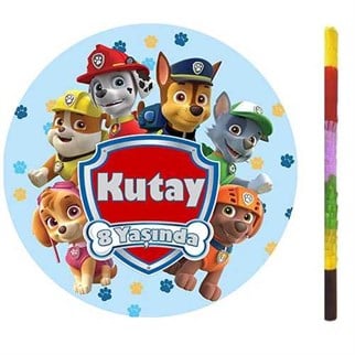 Kişiye Özel Paw Patrol Pinyata + Sopası