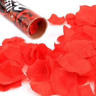 Kırmızı Gül Yaprakları Konfeti