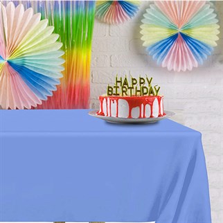 Koyu Mavi Masa Örtüsü Plastik