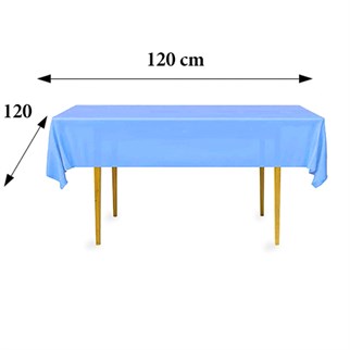 Koyu Mavi Masa Örtüsü Plastik