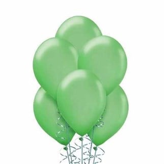 Koyu Yeşil Metalik Balon 100 Adet