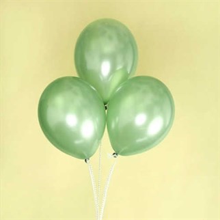 Koyu Yeşil Metalik Balon 100 Adet