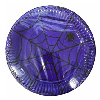 Lacivert Örümcekli Tabak 8 Adet