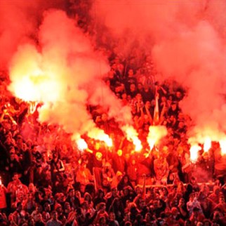 Maç Meşalesi Beyaz Renkli