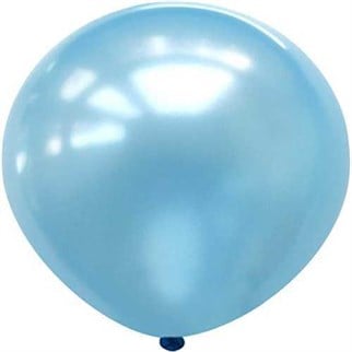 Mavi Balon Metalik 100 Adet