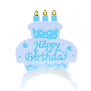 Mavi Happy Birthday Parti Tacı