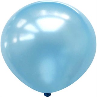 Mavi Metalik Balon  20 Adet