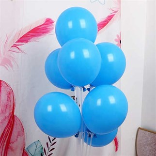 Mavi Pastel Balon 100 Adet