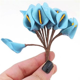 Mavi Yapay Gala Çiçek 1 Paket
