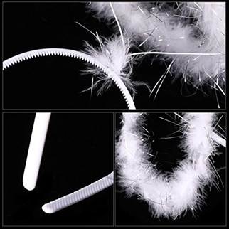 Beyaz Tüylü Melek Taç