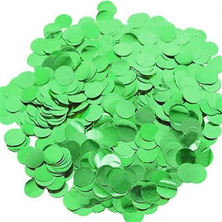 Metalik Yeşil Konfeti